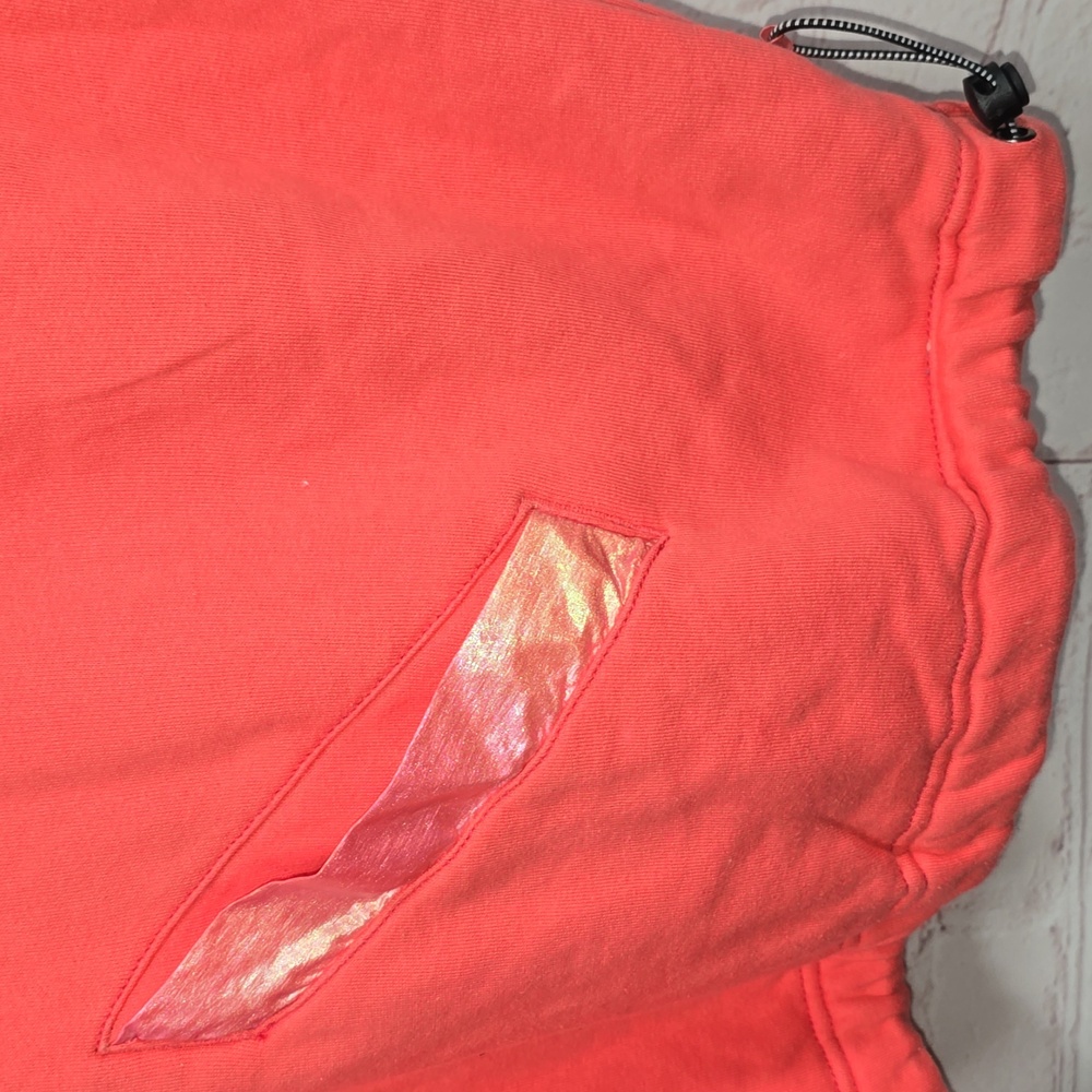 Free‎ People Oversized Away We Go Half Zip Pullover in Pink Hibiscus Size XL NWT - Picture 7 of 14